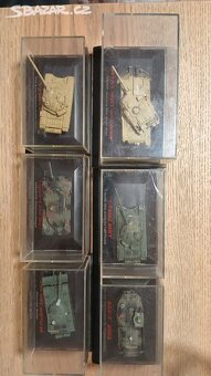 6 x model vojenské techniky. - 3
