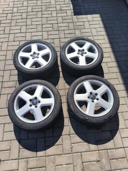 Litá ALU kola 5x108 pneu 205/50 R17 - 3