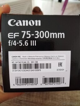 Objektiv Canon EF 75-300mm f/4-5.6 III - 3