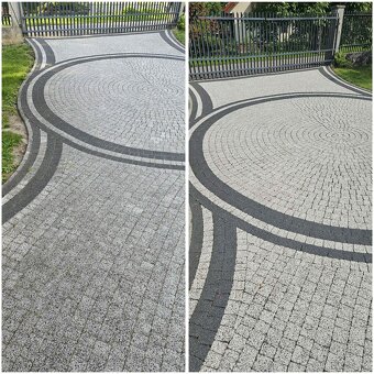 Mytí, čištění dlažebních kostek, fasád a střech, teras - 3