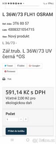 Neonové trubice značka Osram L36/73 - 3