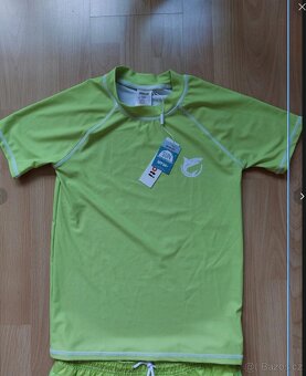 Nové plavkové koupací UV triko, plavky, šortky, 152-158 - 3