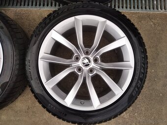 Zimní alu sada Škoda Superb III 18" 5x112 - 3