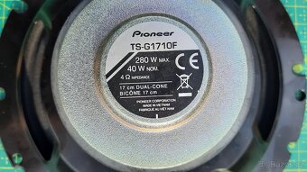 Pioneer TS-G1710F s dvojitým kuželem - 2x 280W, 17cm - 3