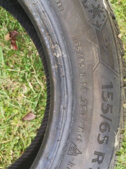 2 kusy zimní pneu 155/65R14 75T Barum Polaris 5 - 3