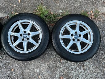 Alu kola 5x100, Škoda, VW, Seat atd, 195/65/15 6mm zimní - 3