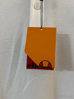 Nové Ellesse pánské polo tričko, bílé vel. M - 3