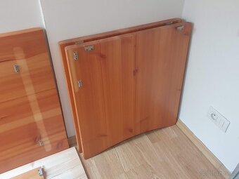 Velký pracovní stůl masiv (179x79cm) + kontejner - 3