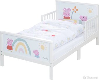 Dětská postel prasátko Pepa 70x140 CM + povlečení - 3
