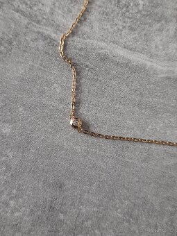 Dámský náramek au750 18k s diamantem 0,013cr - 3