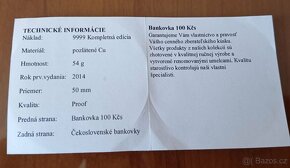 Prodám medailu -pamětní mincu - 3