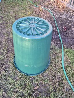 Plastový sud na vodu 200l - prasklý/oprava - 3