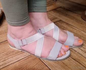 Kožené sandále 42 dámské 2x - 3