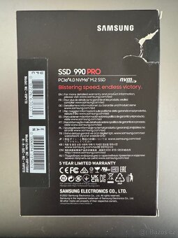 Samsung 990 PRO 1TB - záruka - 3