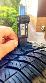 alu R17 5x112, senzory, zimné pneu 195/55, orig. BMW 1 - 3