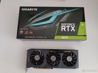 Prodám grafickou kartu GeForce RTX 3070 8G - 3
