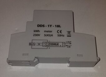 podružný jednofázový digitální elektroměr DDS-1Y-18L - 3