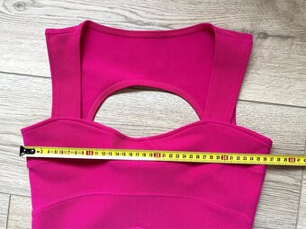 ASOS růžové šaty XS/S - 3