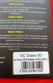 Ochranné sklo POCO X5 Pro nové. - 3