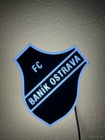 FC Baník lampička (černo-bílá) - 3