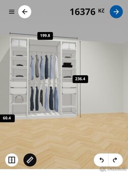 Šatní skříň IKEA PAX - 3
