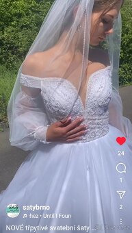 NOVÉ LUXUSNÍ svatební šaty DREAM - 3