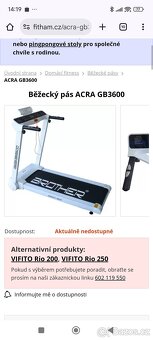 Běžecký pás Brother ACRA  GB3600 - 3
