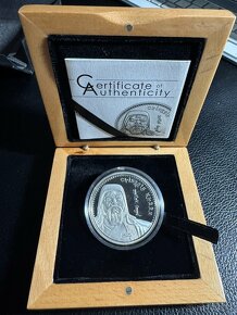 Stříbrná mince 1 oz Chinggis Khan r. 2014 RRR - 3