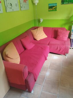 rohoví rozkládací sedačka - 3