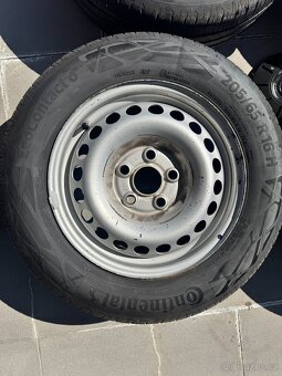 Plechové disky vč. letních pneu a POKLIČEK na VW T5,T6 - 3