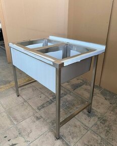 Nerezový dvojdřez 100x60x85 SLEVA 20% DO 10.11. - 3