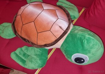 Plyšová želva polštář 80cm - 3