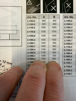 Nová sprchová vanička LAUFEN PRO 120 × 80 cm + montážní rám - 3