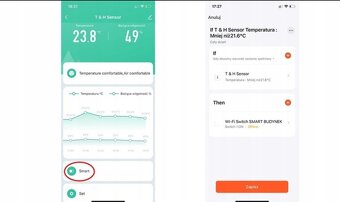 SENZOR TEPLOTY A VLHKOSTI CHYTRÝ Bluetooth TUYA, Smart LIFE - 3
