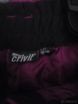 Lyžařské dívčí kalhoty vel. 134-140 - 3