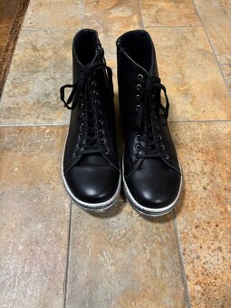 Kožené kotnikove boty - 3