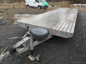 Dvouplato - Autopřepravník na 2 auta - 3 osa - - 3