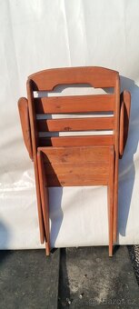 Zahradní dřevěné židle 6ks - 3