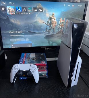 PS5 Slim 1TB s mechanikou v záruce + 6 her - 3