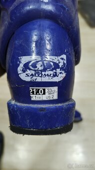 Dětské lyžáky Salomon 33 ⅔ 21 cm - 3