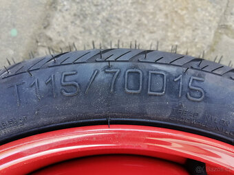 Dojezdové kolo 115/70/R15 - 3