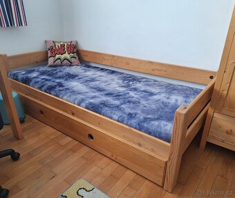 Postel z masivu Sendy (Gazel) 90x200 - 3