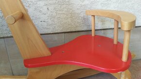 Retro hračka - HOUPACÍ ŽIRAFA - dřevěná - 3