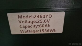 Lifepo4 baterie 24V (25,6) 60Ah, nová, 2 ks - 3