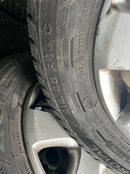 Zátěžové Alu kola VW Transporter 5x120 R16 se zimními pneu - 3