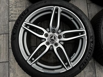 Originál alu kola Mercedes 5x112 R19 w213 zimní Michelin - 3