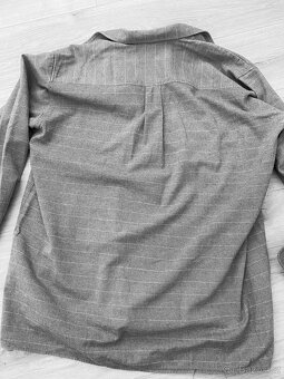 Panská šedá košile vel 44 - 3