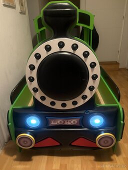 Dětská postel mašinka (lokomotiva) - 3