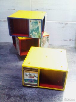 stojánek na audio kazety, otočný, rozkládací - 3