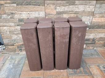 8 ks palisád VERA 110x110x400 mm, hnědá. - 3